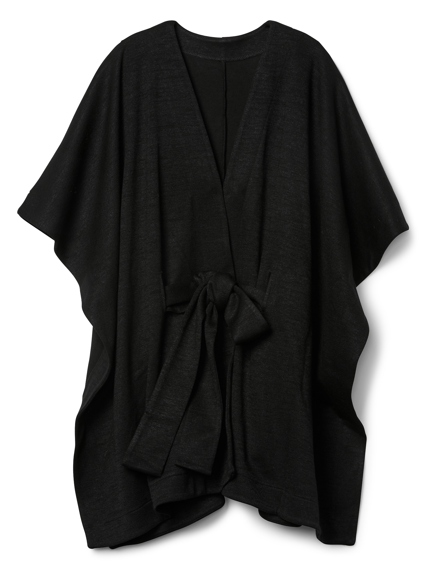 Marled tie-waist poncho | Gap