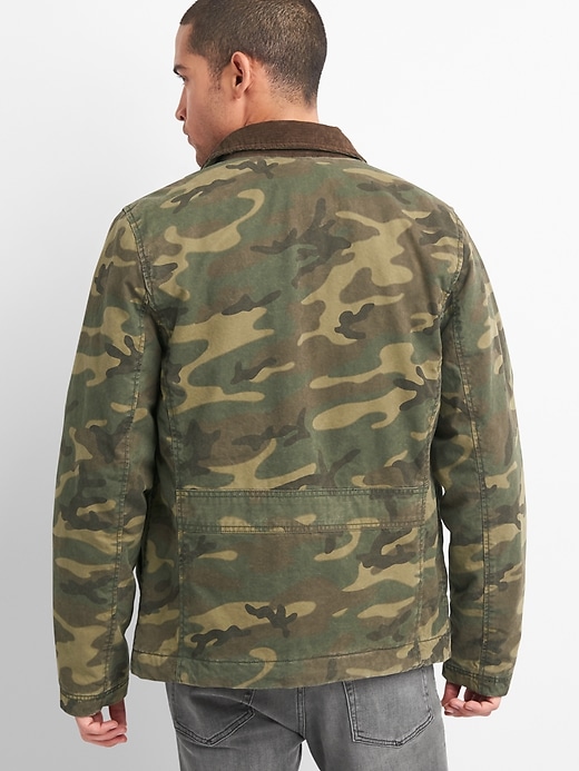 Image number 2 showing, Camo field jacket