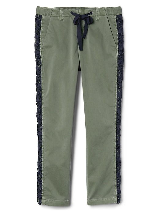 Image number 7 showing, Girlfriend Chinos with Side Lace Detailing