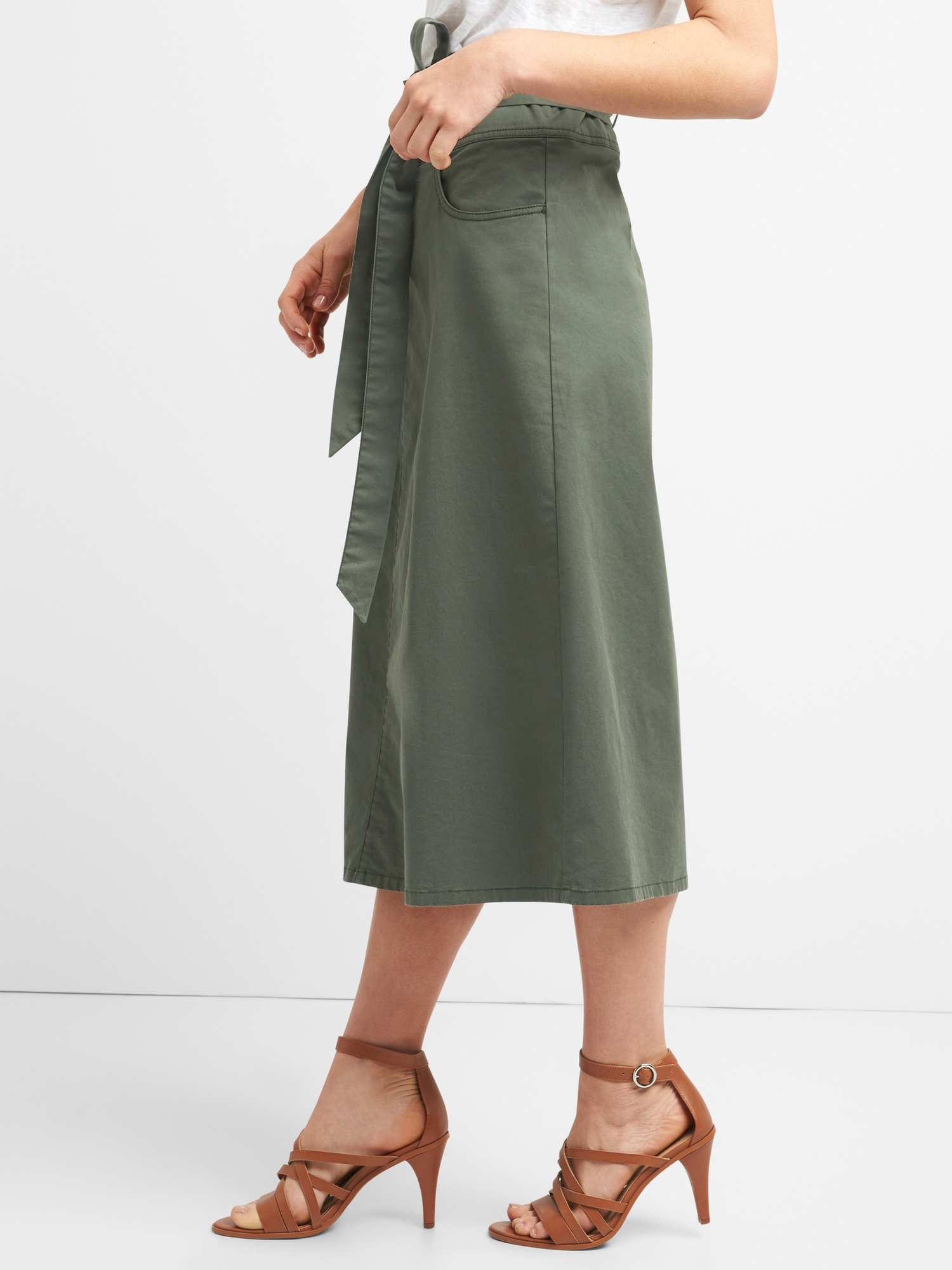 Gap clearance paperbag skirt