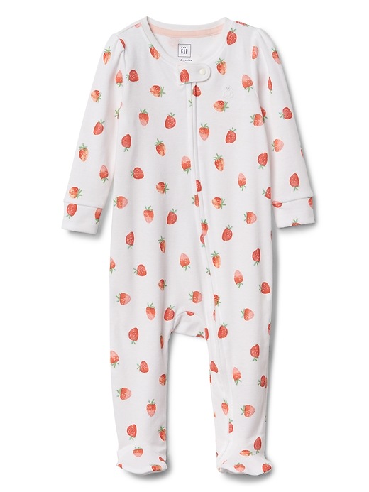 Image number 4 showing, Favorite Print Footed One-Piece