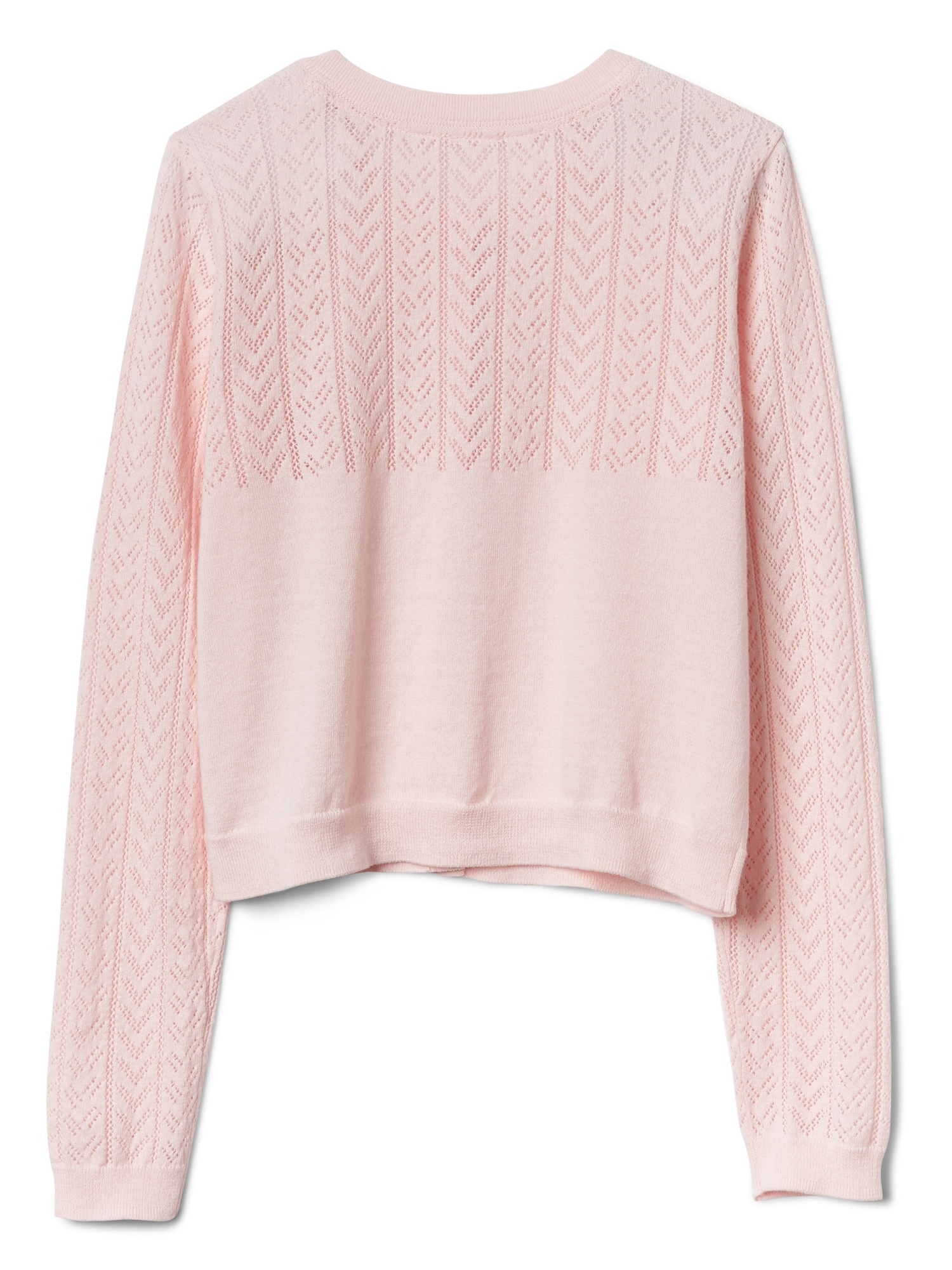 Eyelet Crop Cardigan Sweater | Gap