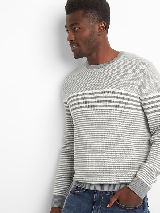 Image number 5 showing, Stripe Crewneck Pullover Sweater
