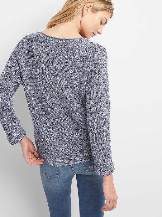 Image number 2 showing, Shaker Stitch Pullover Sweater