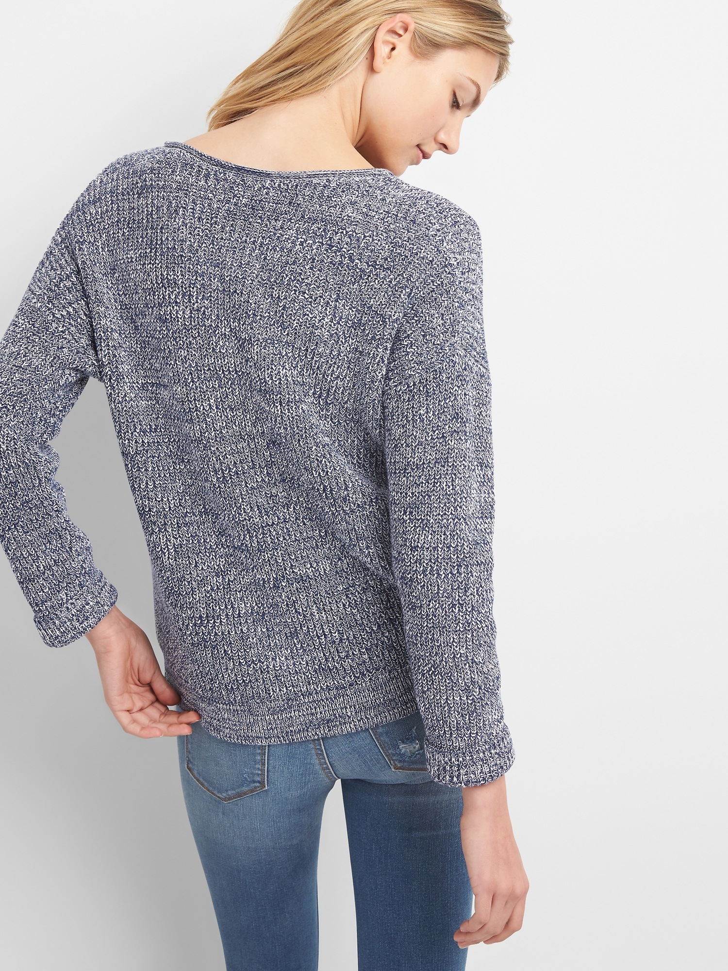 Shaker Stitch Pullover Sweater Gap   Cn14652537 