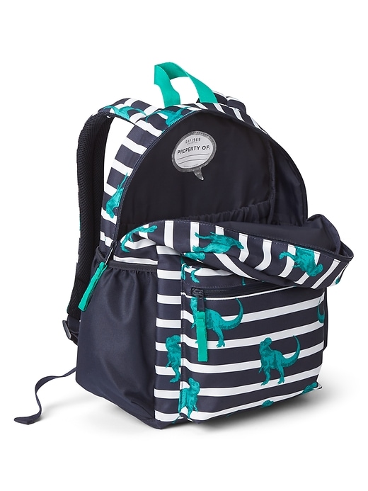 Image number 3 showing, Stripe Dino Junior Backpack