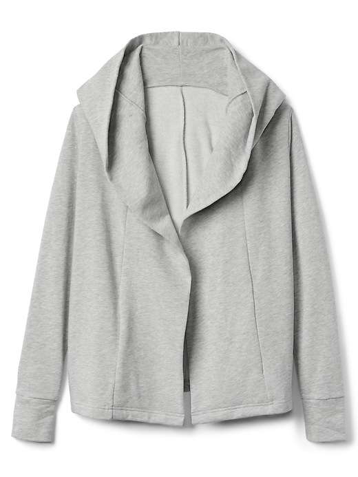 Image number 6 showing, Open-Front Hooded Cardigan Sweatshirt