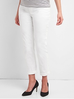 gap maternity chinos