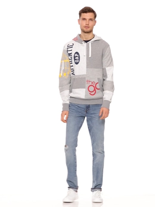 Gap logo clearance remix hoodie