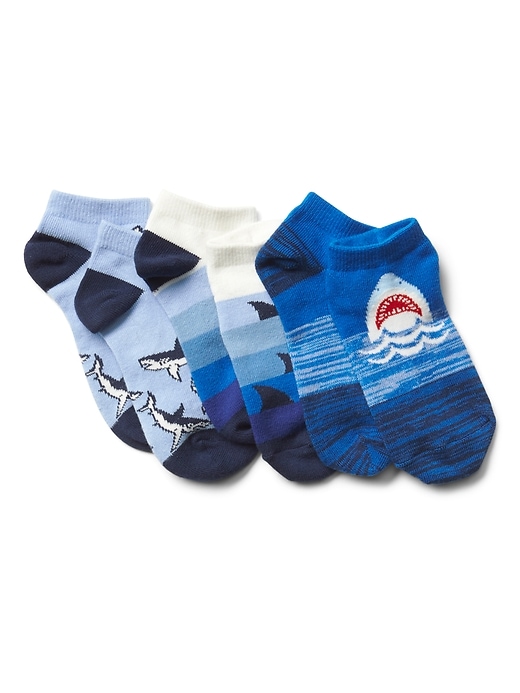 View large product image 1 of 1. Kids Space No-Show Socks