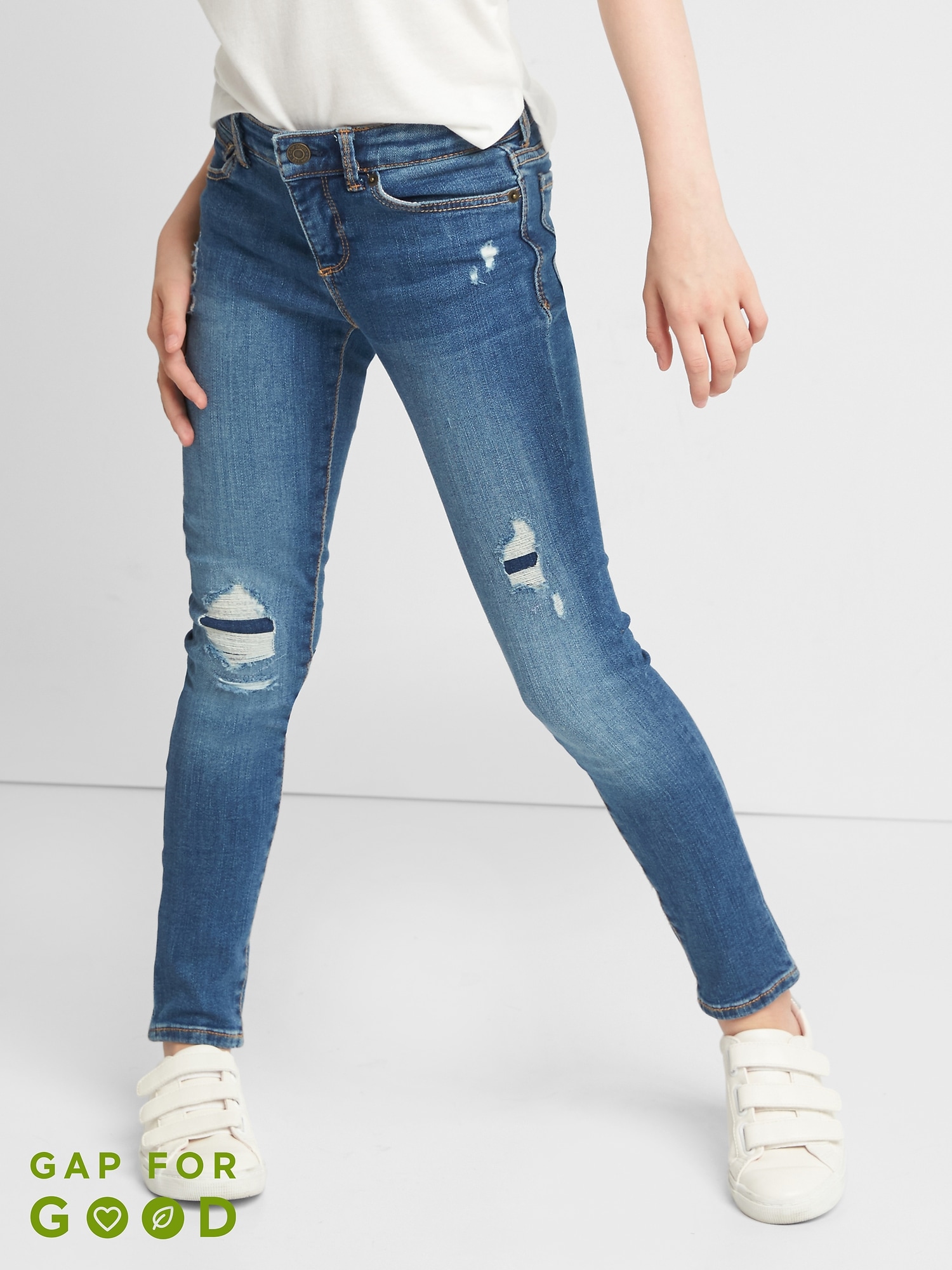 gap destroyed jeans