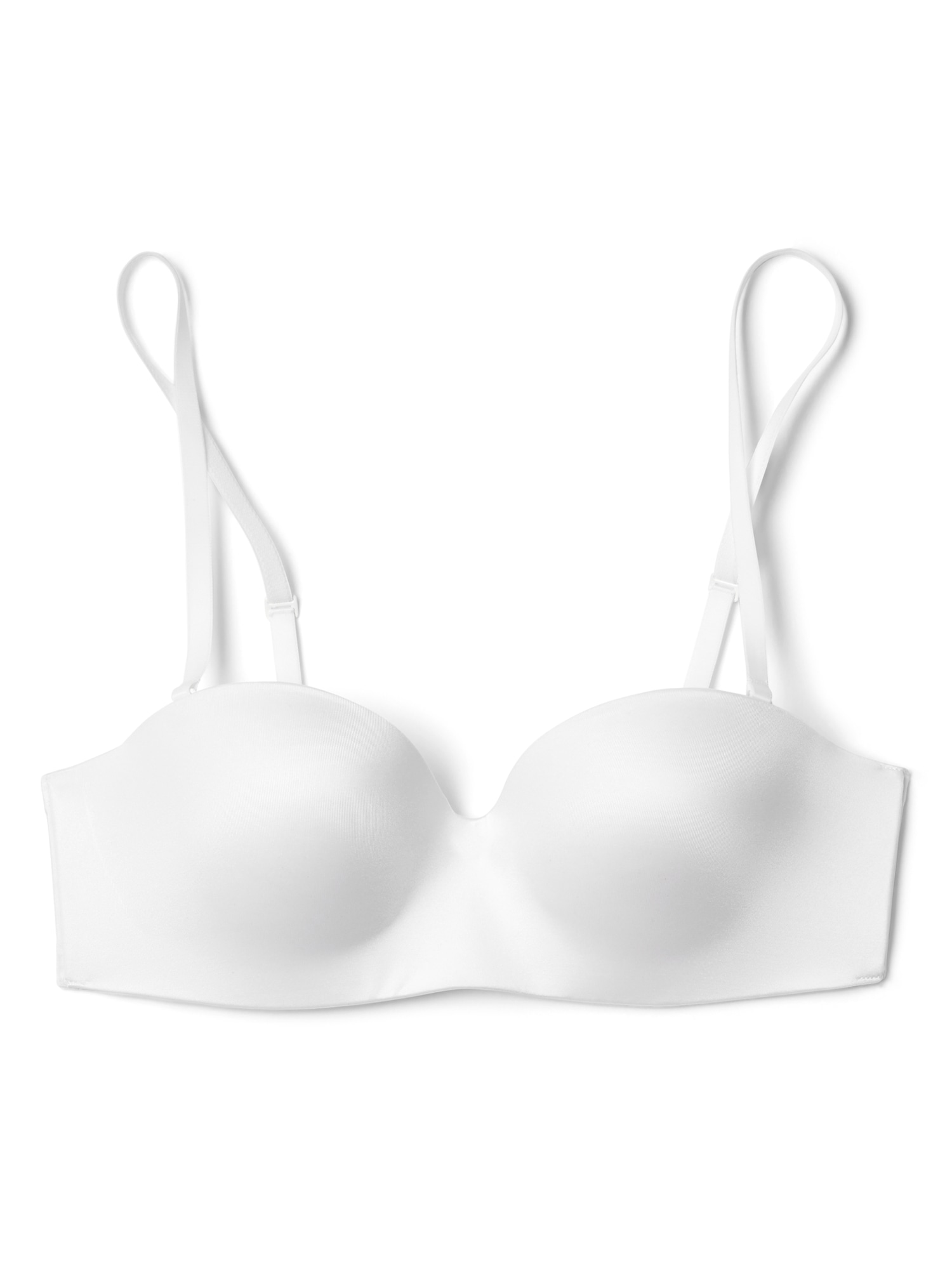 URMAGIC 1/2 Cup Smooth Garthered Strapless Multiway Bra for Women