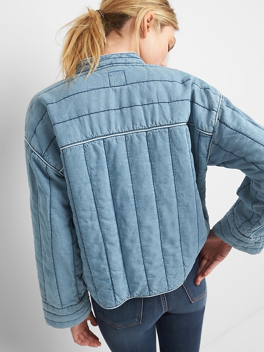 Image number 2 showing, Quilted Jacket in TENCEL&#153