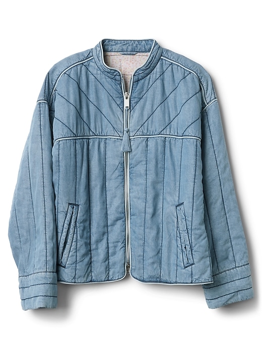 Image number 6 showing, Quilted Jacket in TENCEL&#153