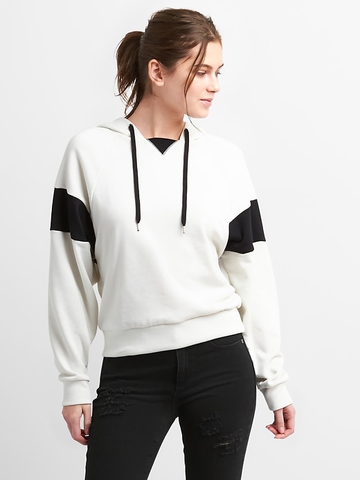 Colorblock Pullover Hoodie in French Terry | Gap