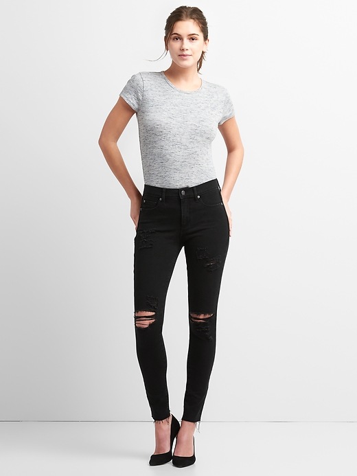 Image number 3 showing, Washwell Mid Rise True Skinny Ankle Jeans in 360 Stretch