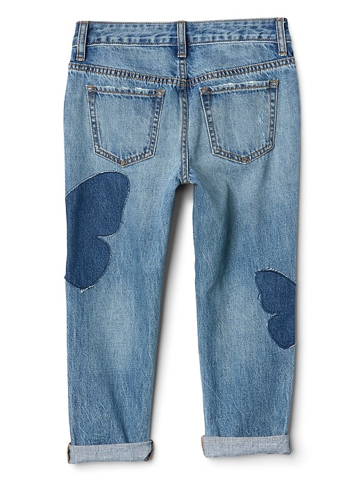 Image number 3 showing, Kids Butterfly Girlfriend Jeans