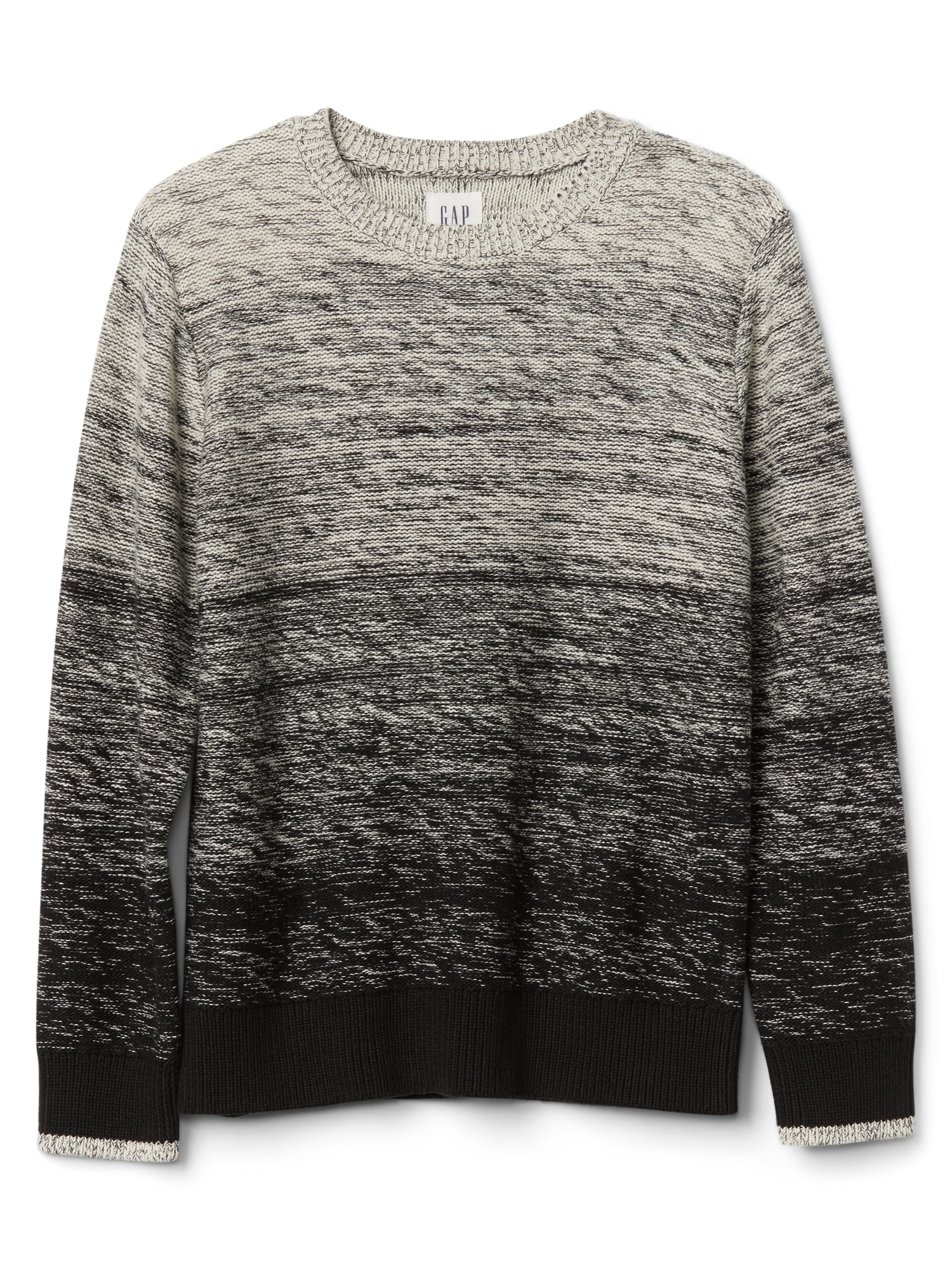Ombre stripe crewneck sweater | Gap