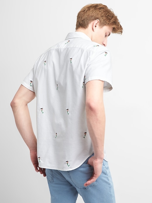 Image number 2 showing, Lived-In Stretch Oxford Short Sleeve Shirt