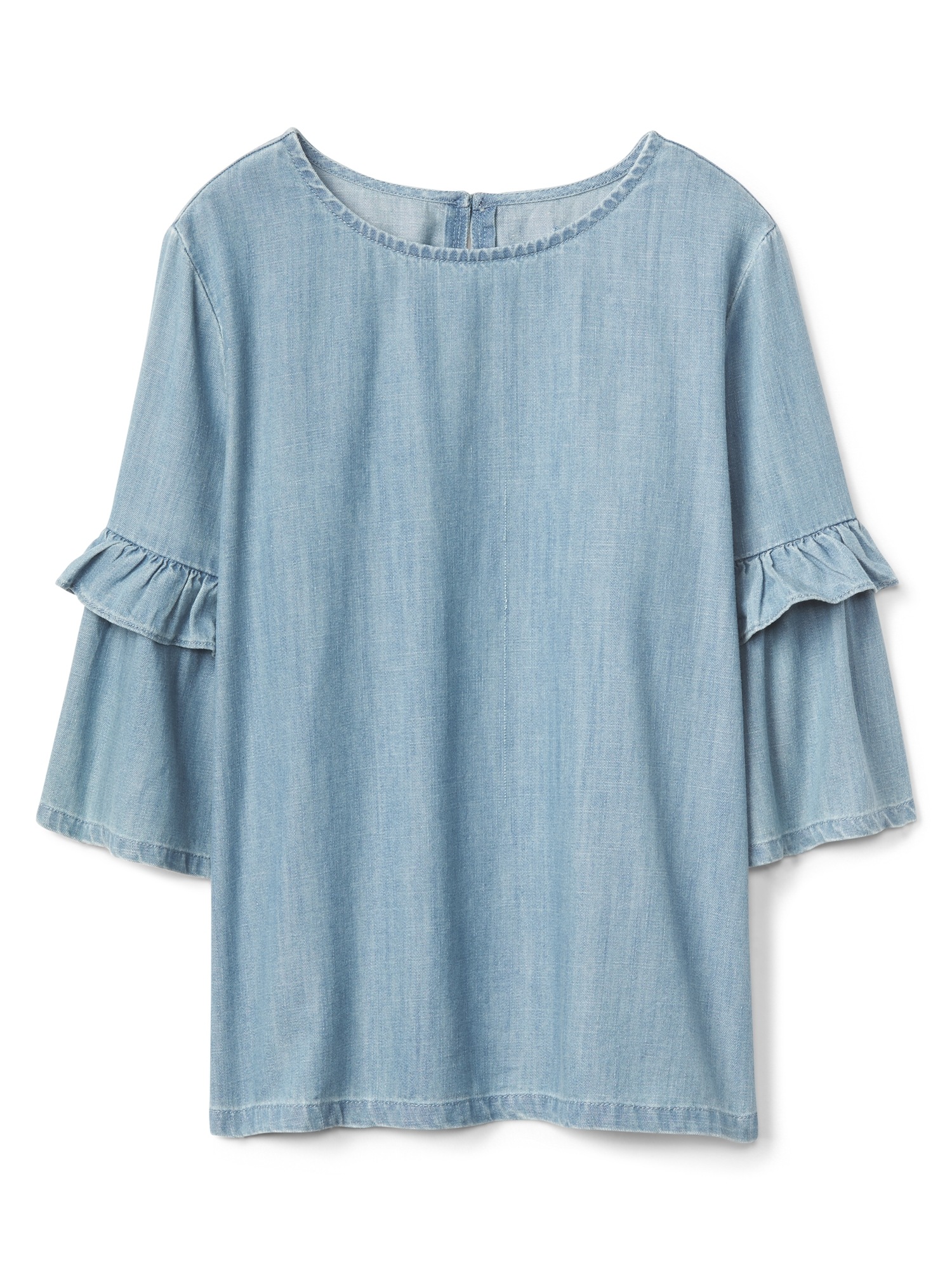 Denim Ruffle Top | Gap