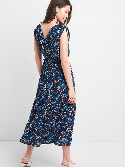 Image number 2 showing, Floral Tiered Midi Dress