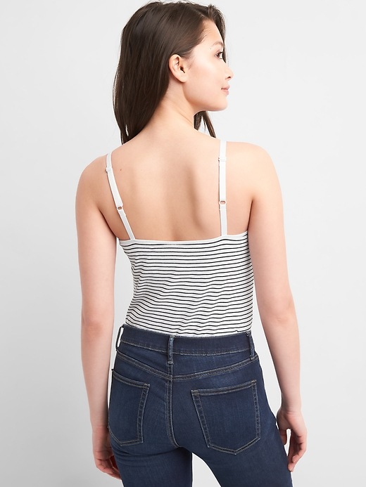 Image number 2 showing, Maternity stripe nursing cami