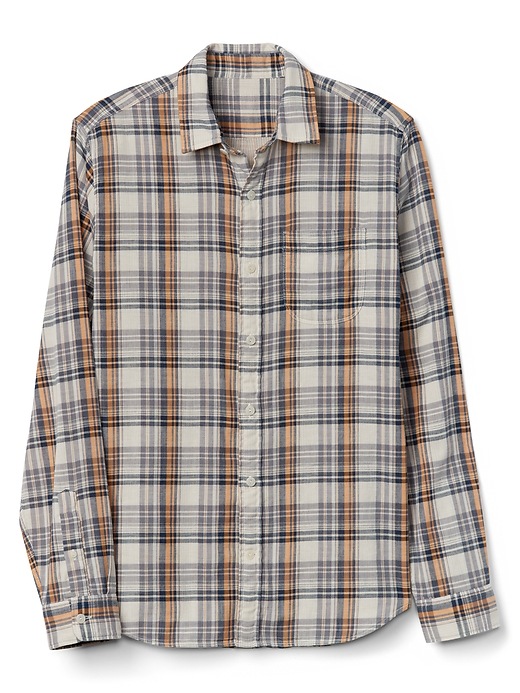 Double-Layer Standard Fit Shirt with Stretch | Gap