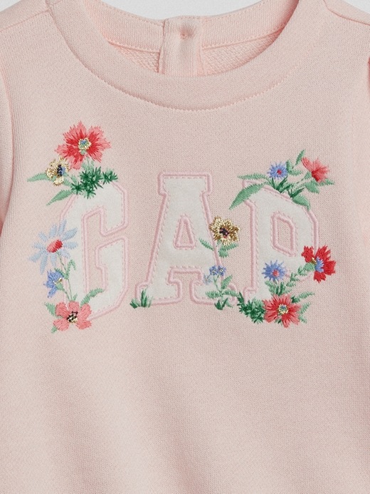 Image number 3 showing, Embroidery Crewneck Sweater