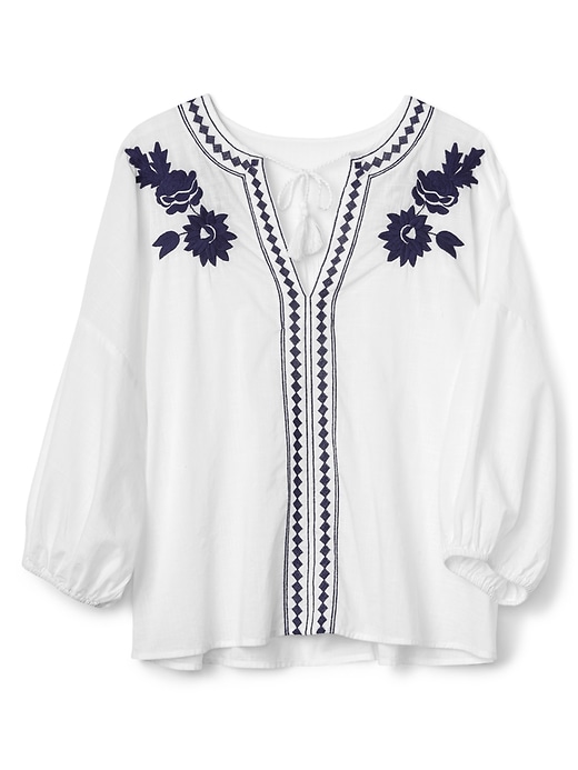 Image number 6 showing, Embroidered Peasant Blouse