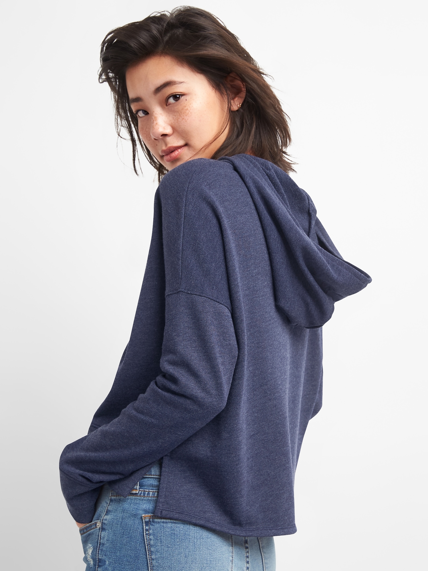 Gap french deals terry pullover