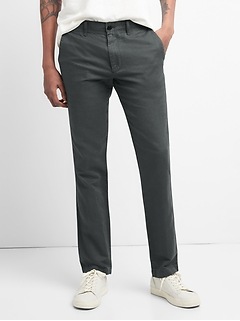 gap linen khakis