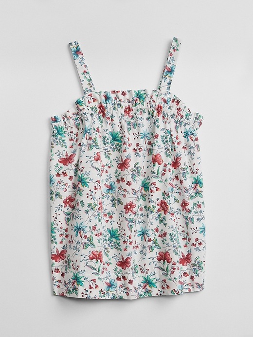 Image number 1 showing, Floral Ruffle Tank Top