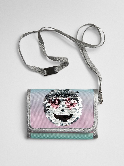 Image number 1 showing, Flippy Sequin Ombre Wallet