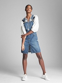 Denim Overall Dress Gap