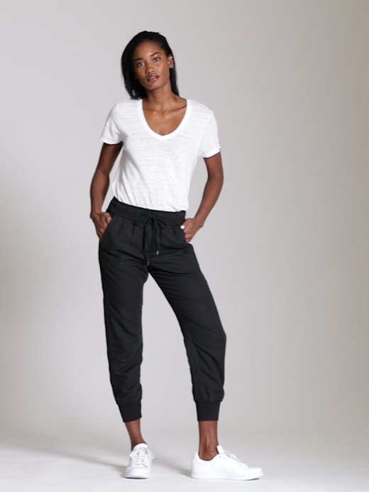 Gap linen hot sale joggers womens