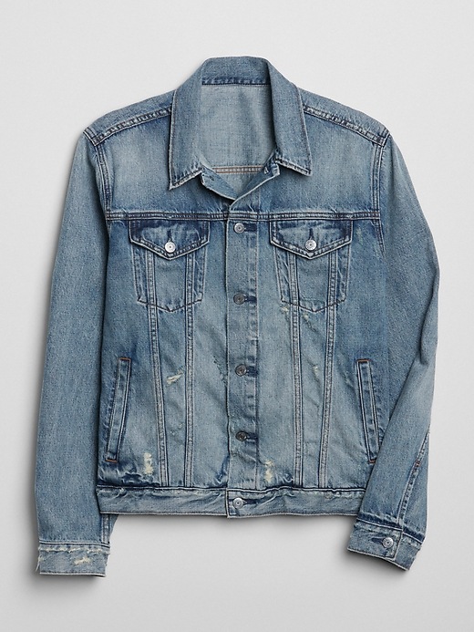 GAP mens Icon Denim Jacket, Medium Dark, XX-Large US at Amazon Men's  Clothing store