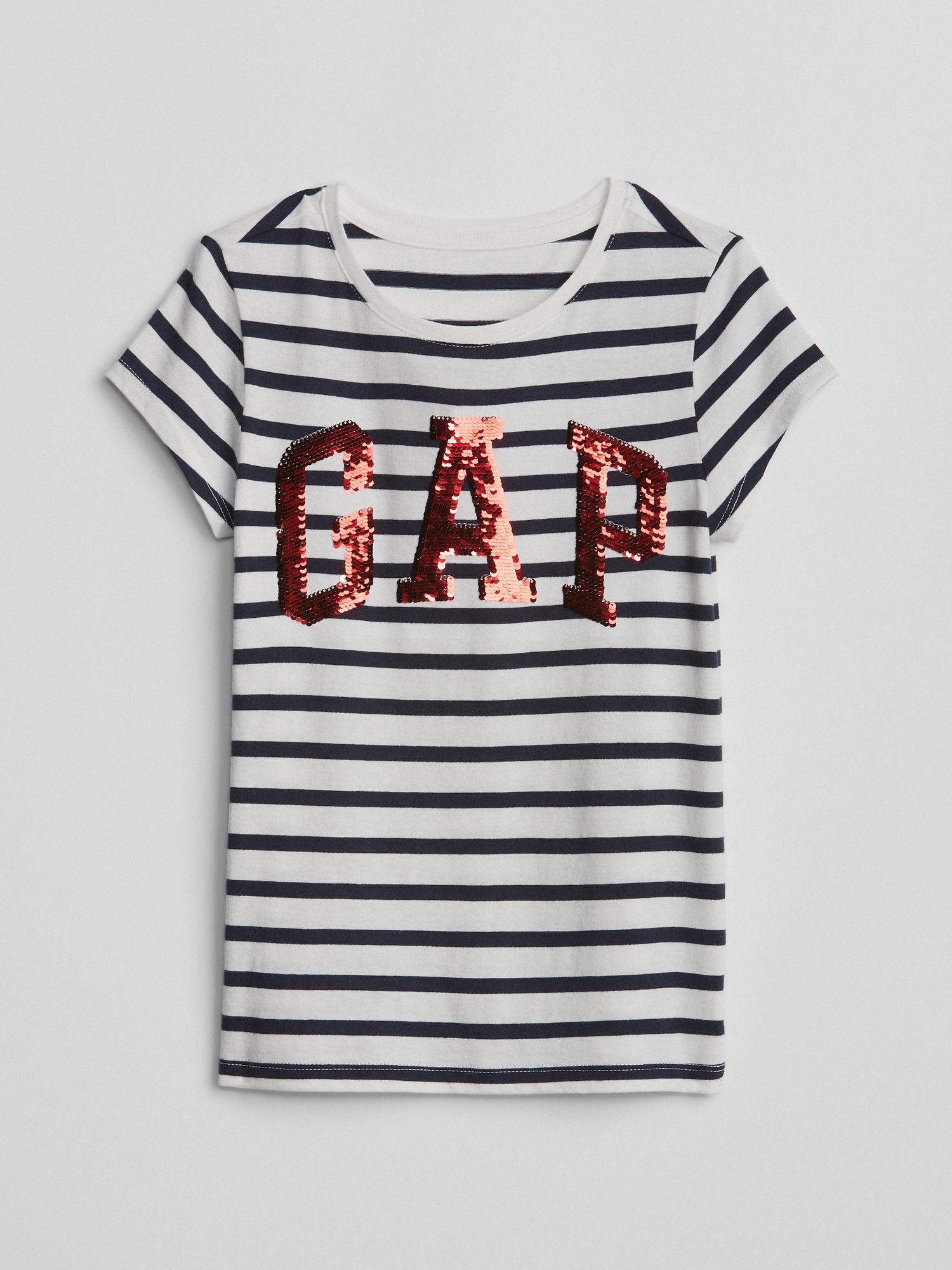 Flippy Sequin Logo T-Shirt | Gap