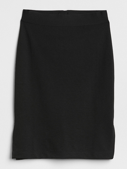 Image number 6 showing, Back Zip Pencil Skirt in Ponte