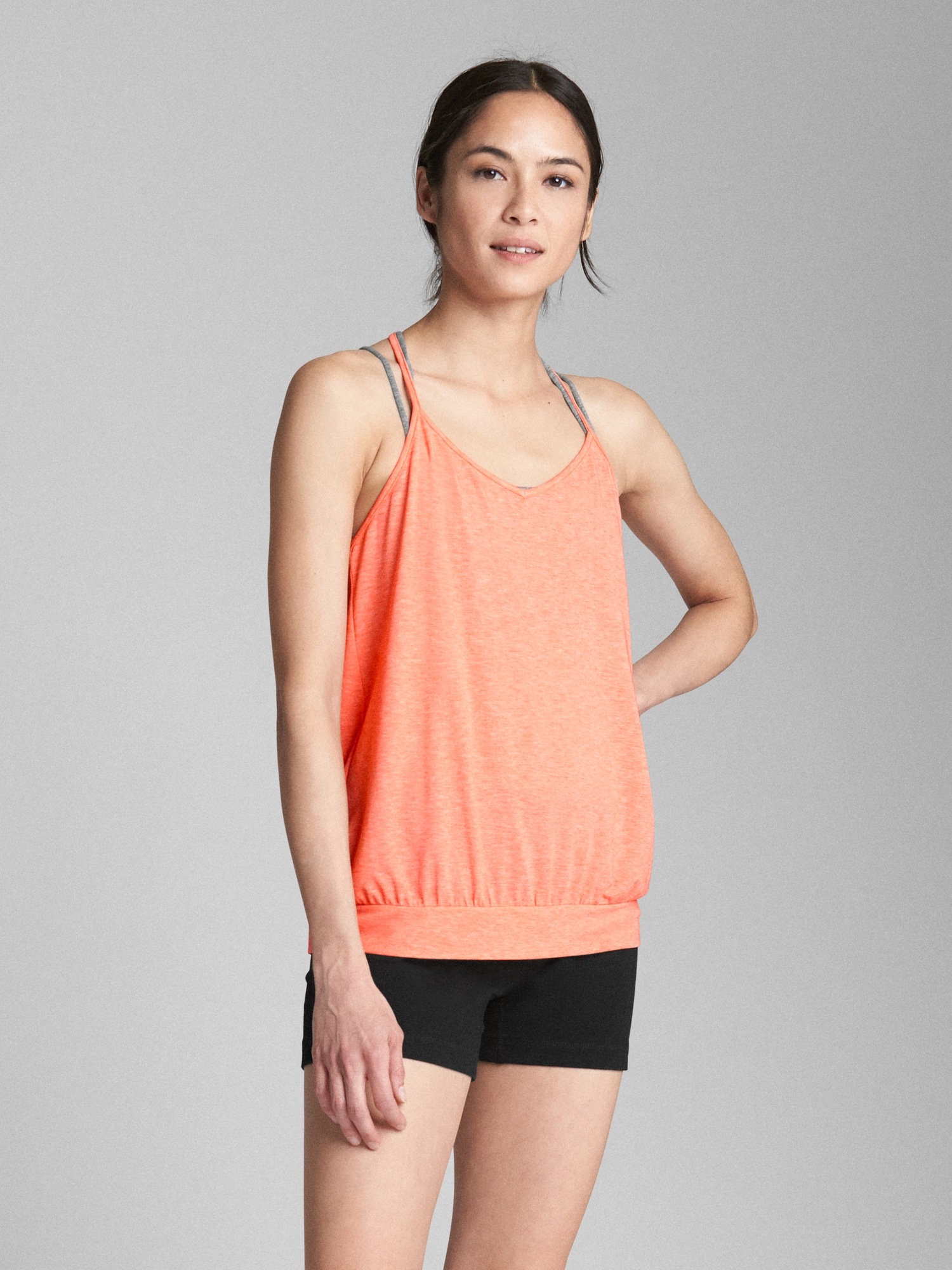 GapFit Breathe Banded Hem Tank Top | Gap