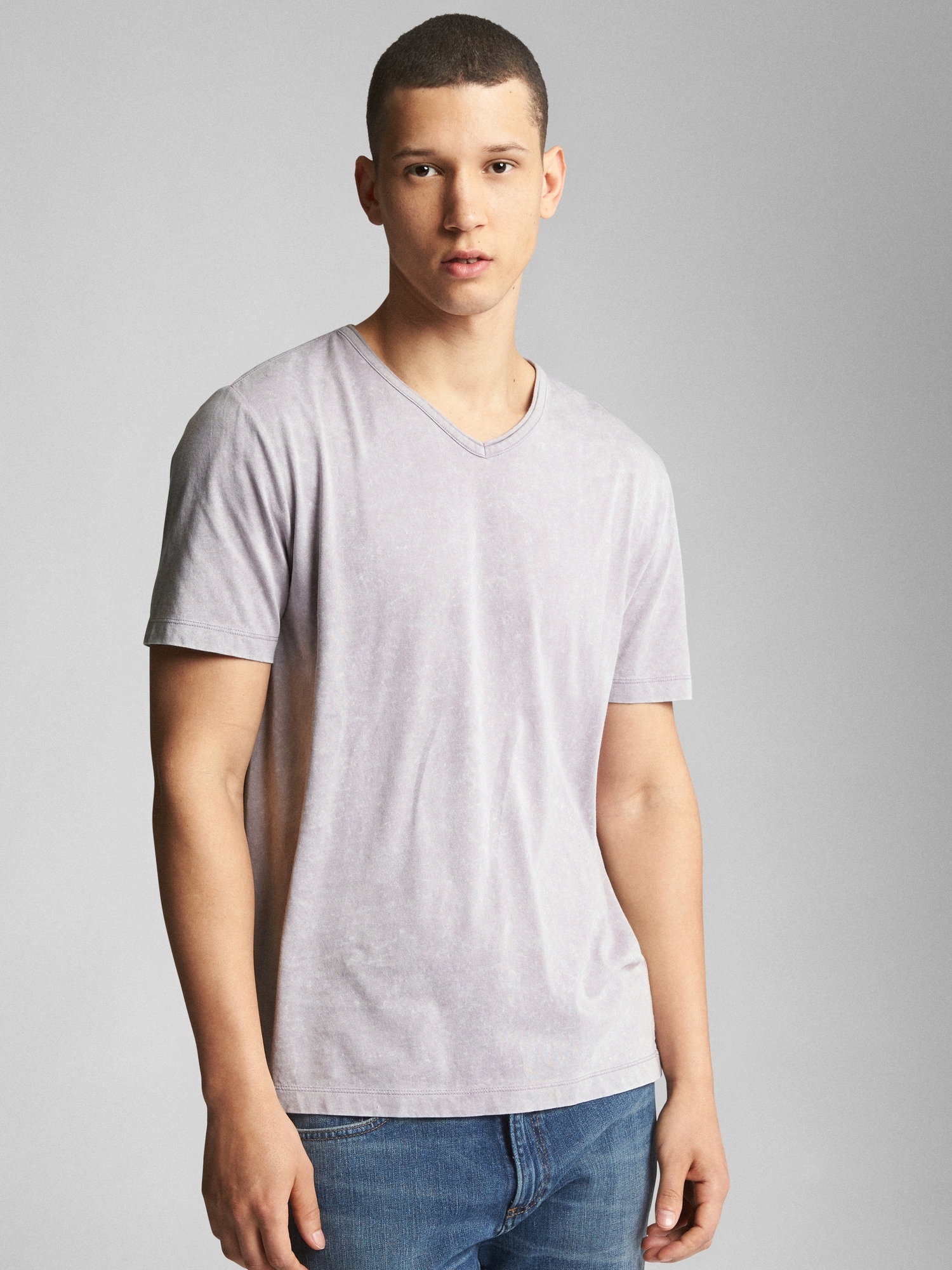 Vintage Wash Classic V T-Shirt | Gap