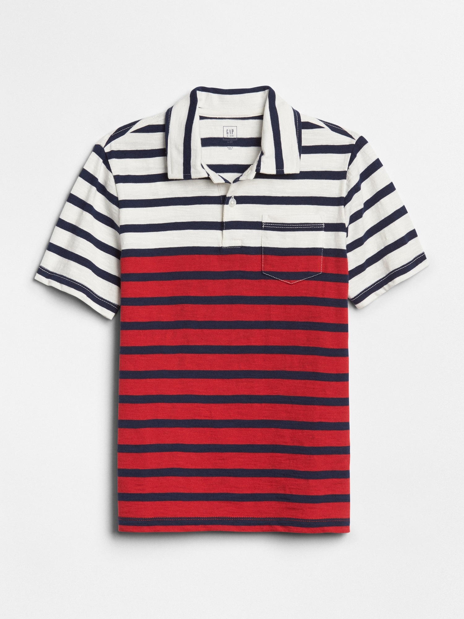 Colorblock Stripe Polo Shirt | Gap