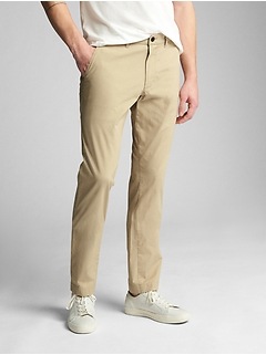 wearlight slim khakis with gapflex