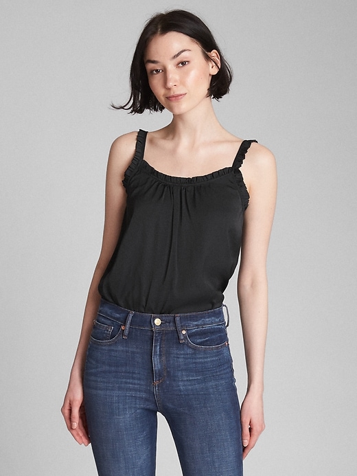 Ruffle Trim Cami | Gap