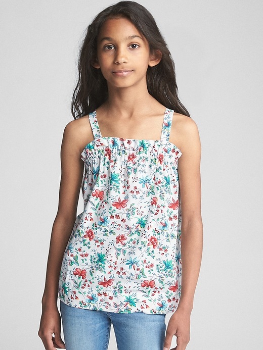 Image number 2 showing, Floral Ruffle Tank Top