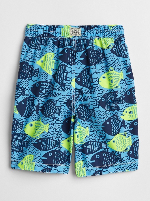 Image number 2 showing, 8" Fish Swim Trunks