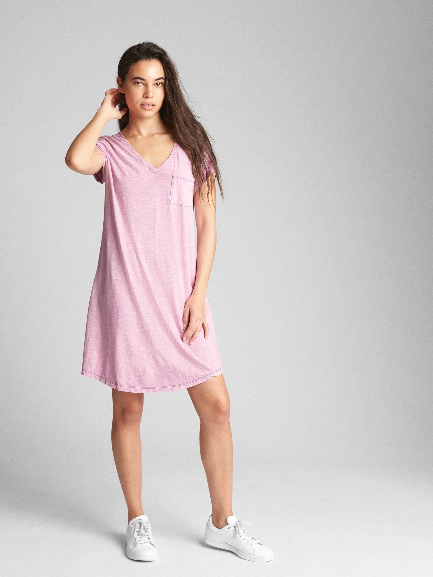 Short Sleeve Pocket T-Shirt Dress | Gap