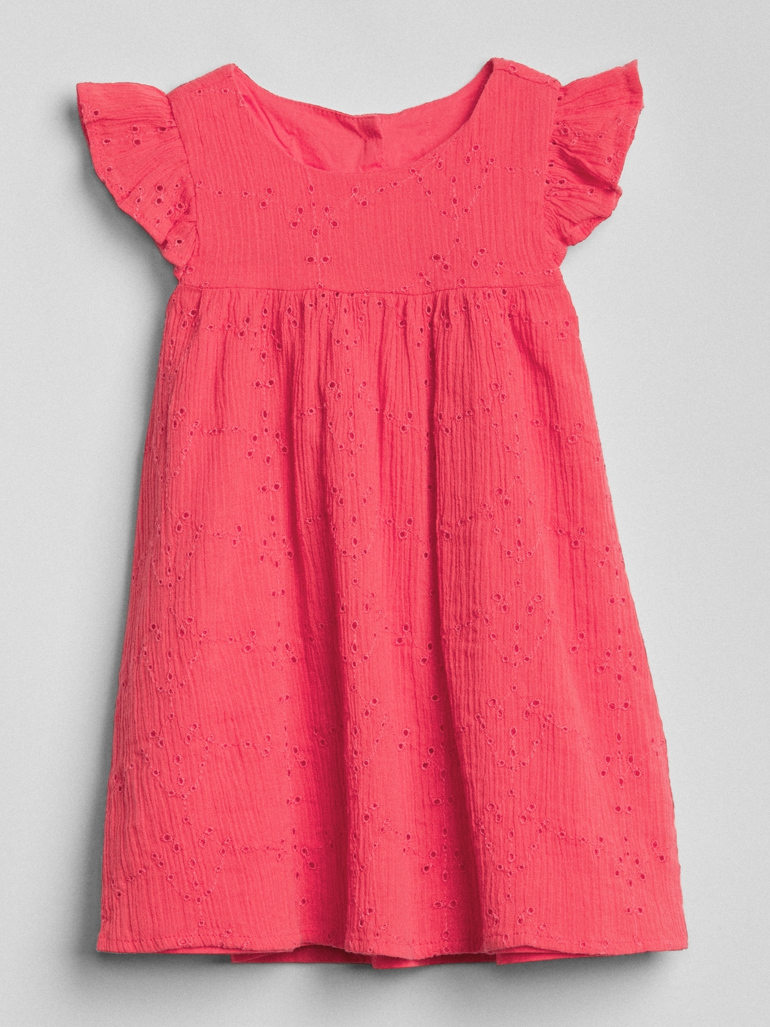 Gap eyelet hotsell flutter dress