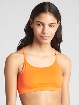 The Seamless Racerback Bralette: Terracotta