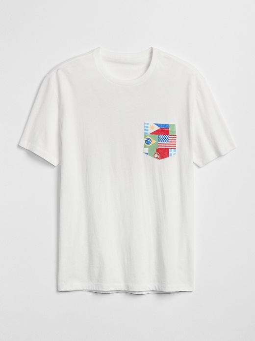 Image number 6 showing, Logo Flag Graphic Short Sleeve Crewneck T-Shirt