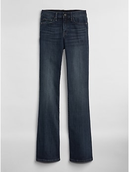 gap low rise boot cut jeans